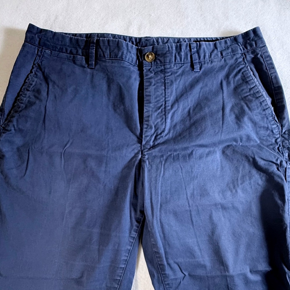 Bonobos Chino Pants Mens 35x30 Slim Fit Stretch Cotton Navy Blue